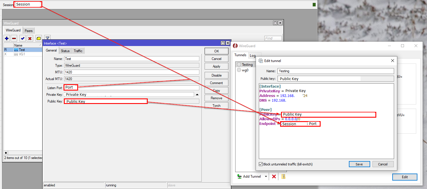 Wireguard Tunnel Between Mikrotik Windows Android Client Mikrotik 